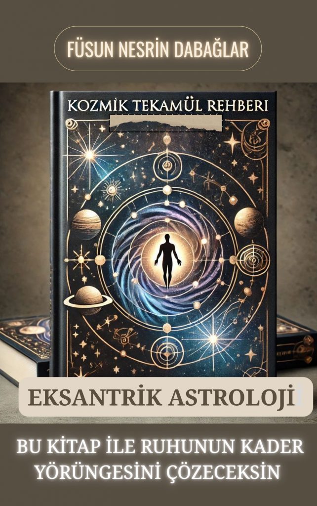 Ruhunun neden aynı döngülere takıldığını hiç merak ettin mi?
Çünkü kader yörüngen görünmeyen bir sistem tarafından yönetiliyor.
Kozmik Tekamül Rehberi, ruhsal evrimini gezegen döngüleriyle eşleştiren ilk eksantrik astroloji kaynağı.
Bu kitapla ruhunun kader yörüngesini çözeceksin.”